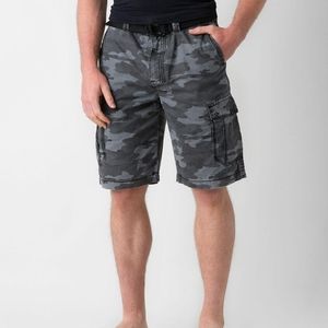 NWT Sz 34 Buckle Black Camo Cargo Short